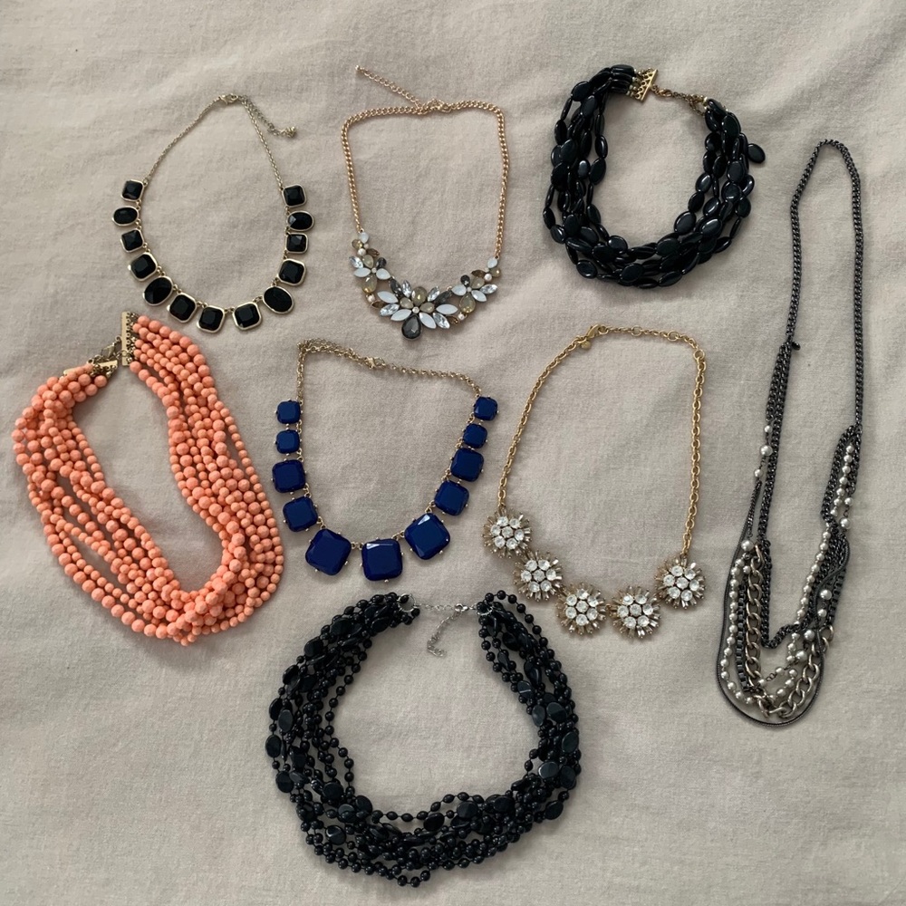 Lot of costume necklaces